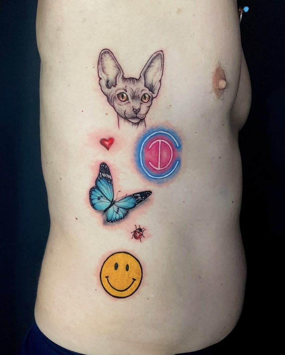 Colour collection piece — sphynx, butterfly and more